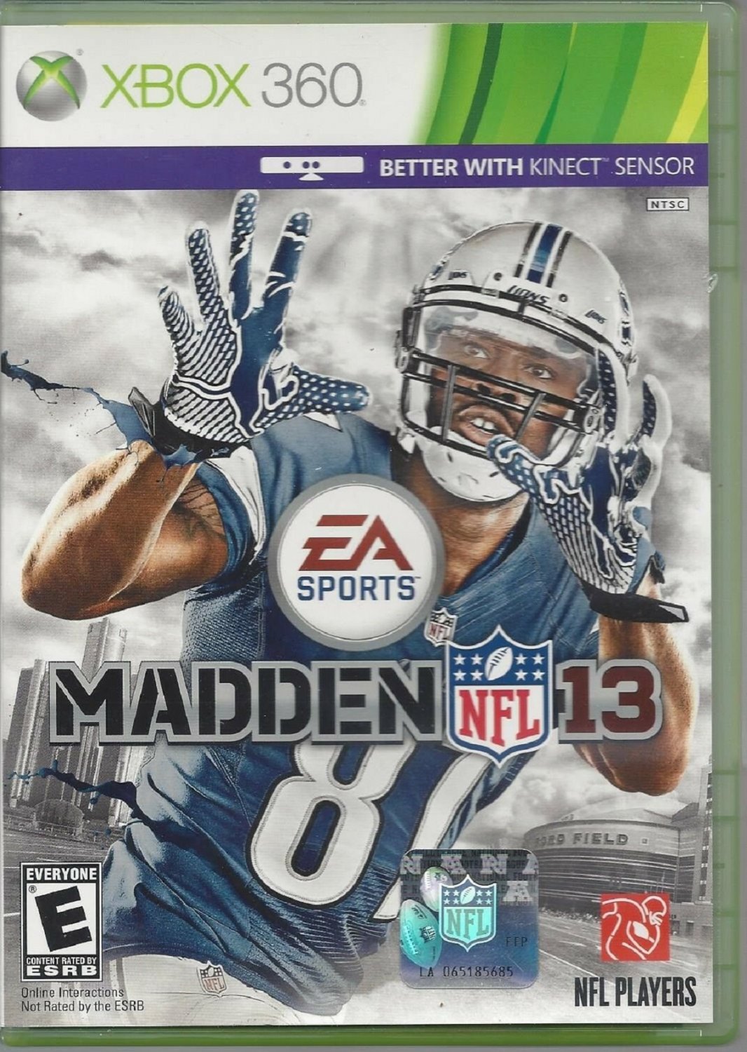 Madden NFL 13 (Microsoft Xbox 360, 2012) LIKE NEW with BOOKLET