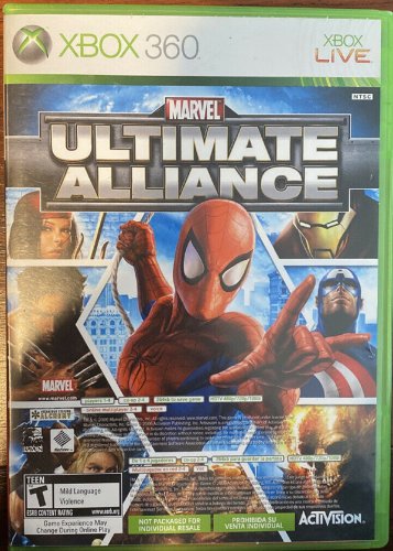 Ultimate Alliance & Forza 2 xbox 360 (two games) LIKE NEW, NO BOOKLET