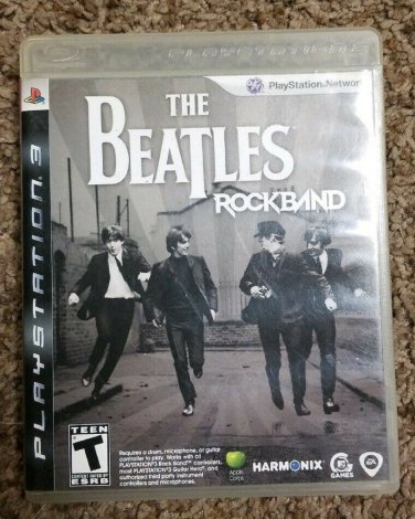 The Beatles: Rock Band (Sony PlayStation 3, 2009) LIKE NEW with BOOKLET