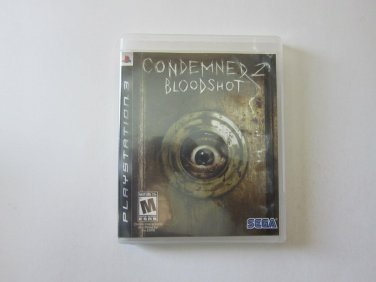 Condemned 2 PlayStation 3 VERY GOOD disc, NO BOOKLET store printed cover art