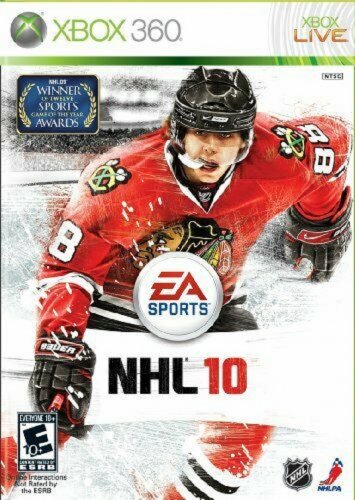 NHL 10 (Xbox 360) VERY GOOD disc, NO BOOKLET, Store printed Cover art  on sale 2 days