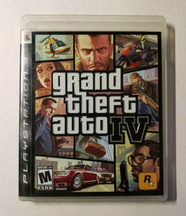 Grand Theft Auto 4 PS3 (Sony PlayStation 3) Like New with BOOKLET