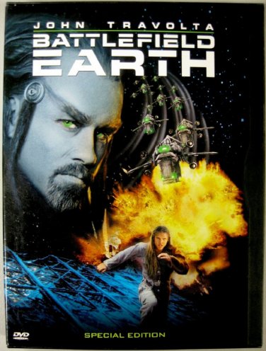 Battlefield Earth (DVD, 2001, Special Edition) disc LIKE NEW in SNAP CASE