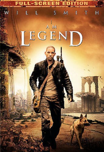 I Am Legend (DVD, 2008, full screen)  Will Smith, disc LIKE NEW