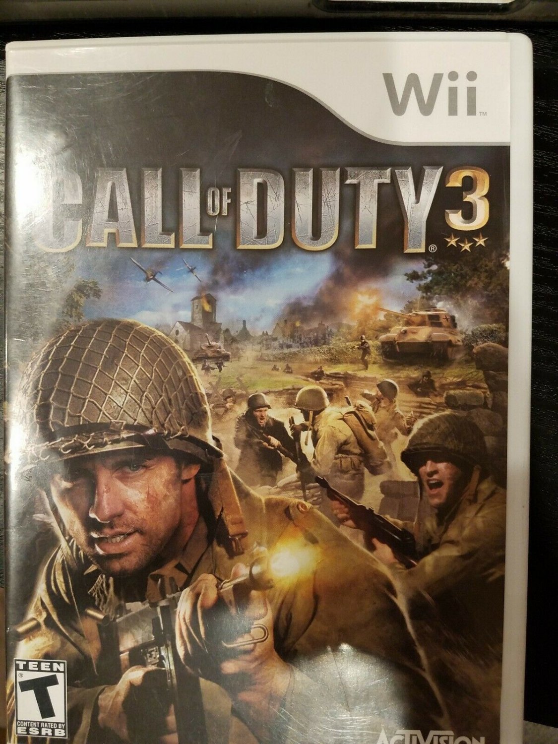 Call of Duty 3 (Nintendo Wii, 2006) LIKE NEW - NO BOOKLET