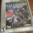 Call of Duty 2 Xbox 360 NO BONUS DISC, Game disc it is LIKE NEW with BOOKLET