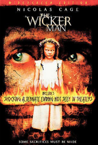 The Wicker Man (Double sided DVD Widescreen) Nicolas Cage LIKE NEW