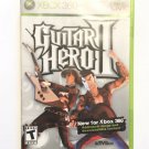 Guitar Hero II (Microsoft Xbox 360, 2007) LIKE NEW with BOOKLET