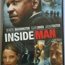 Inside Man (DVD) Denzel Washington Jodie Foster VERY GOOD with INSERT on sale 2 days