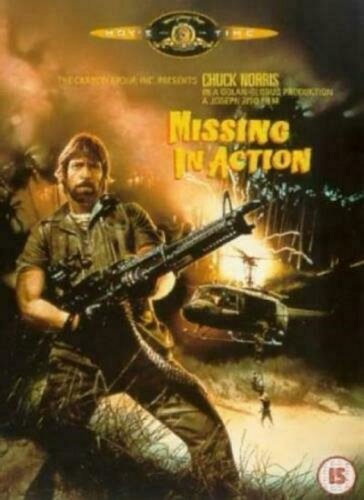 Missing In Action CHUCK NORRIS double sided DVD VERY GOOD condition