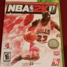 NBA 2K11 (Microsoft Xbox 360, 2010) disc LIKE NEW - NO BOOKLET store printed cover art