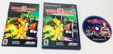 18-Wheeler: American Pro Trucker (Sony PlayStation 2, 2001) VERY GOOD with BOOKLET