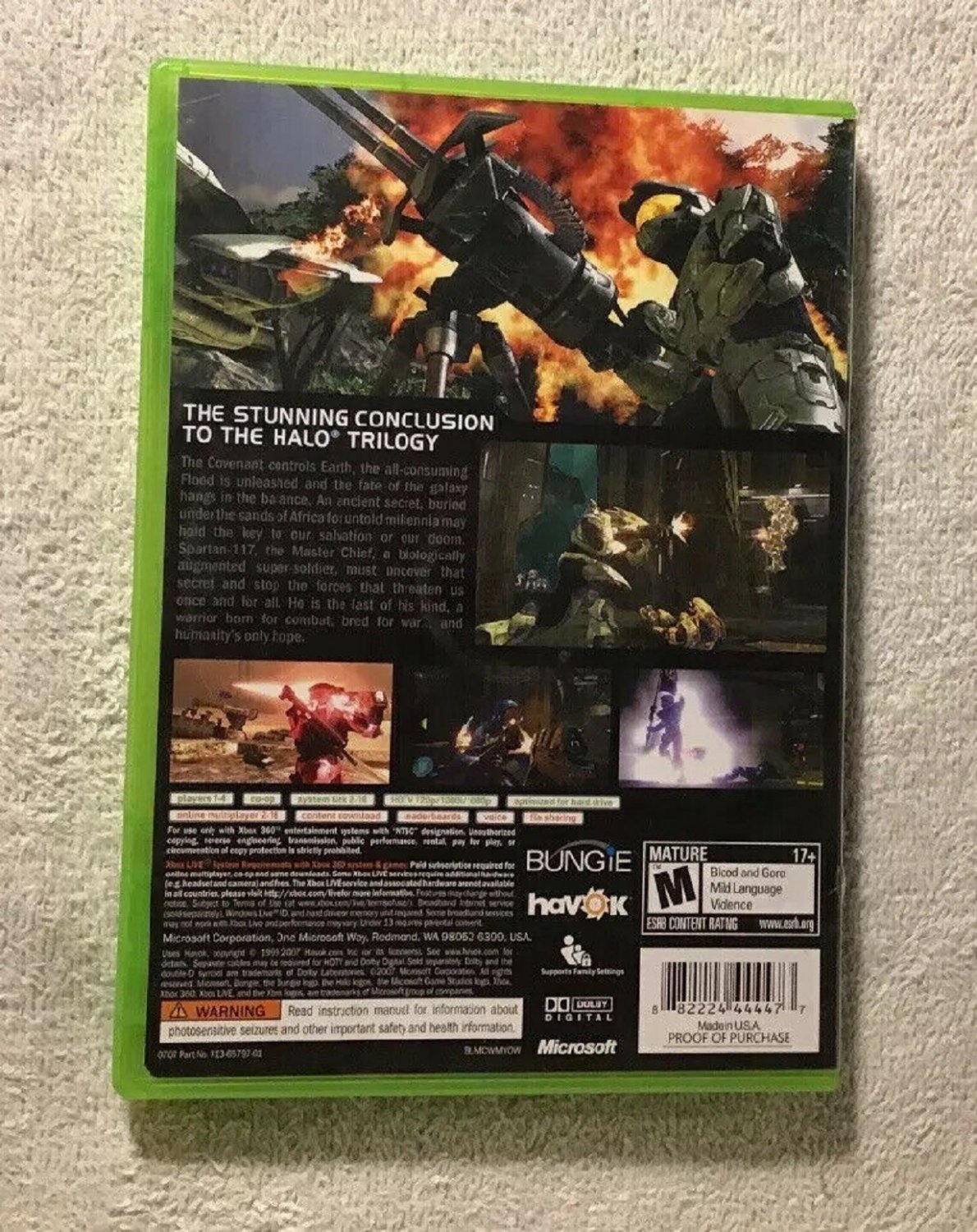 Halo 3 (Microsoft Xbox 360, 2009) LIKE NEW - WITH BOOKLET