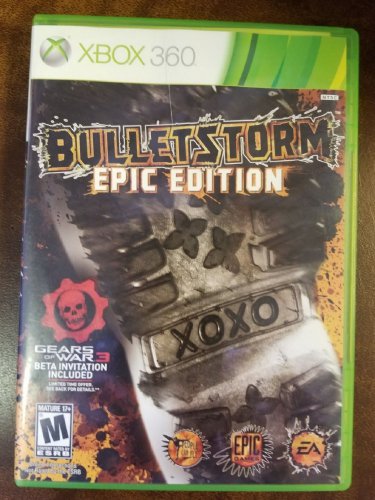 BULLETSTORM EPIC EDITION XBOX 360 disc LIKE NEW - NO BOOKLET