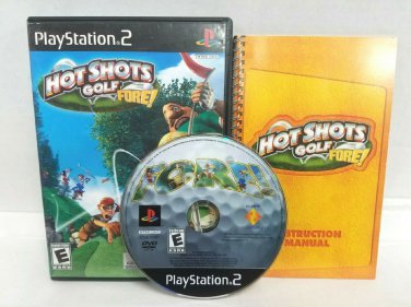 Hot Shots Golf: Fore (Sony PlayStation 2, 2004) disc LIKE NEW with BOOKLET