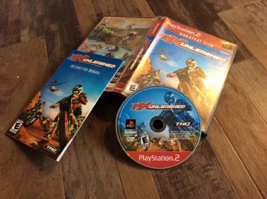 MX Unleashed Greatest Hits (Sony PlayStation 2, 2004) disc LIKE NEW with BOOKLET