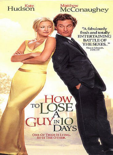 How to Lose a Guy in 10 Days (DVD,full screen) Matthew Mcconaughey disc LIKE NEW with INSERT