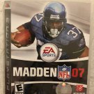 Madden NFL 07 (Sony PlayStation 3, 2006) LIKE NEW with BOOKLET