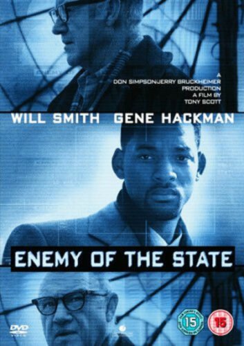 Enemy Of The State DVD, Will Smith, LIKE NEW disc with INSERT