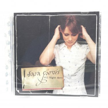 Sara Groves ALL RIGHT HERE Christian CD disc, artwork, case VERY GOOD