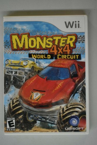 Monster 4X4: World Circuit (Nintendo Wii, 2006) disc LIKE NEW with BOOKLET