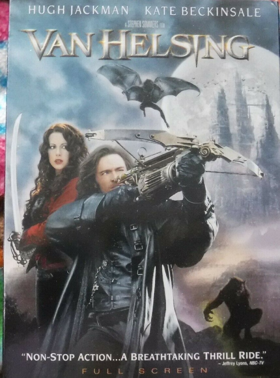 Van Helsing DVD Hugh Jackman Kate Beckinsale LIKE NEW in SLIP COVER ...