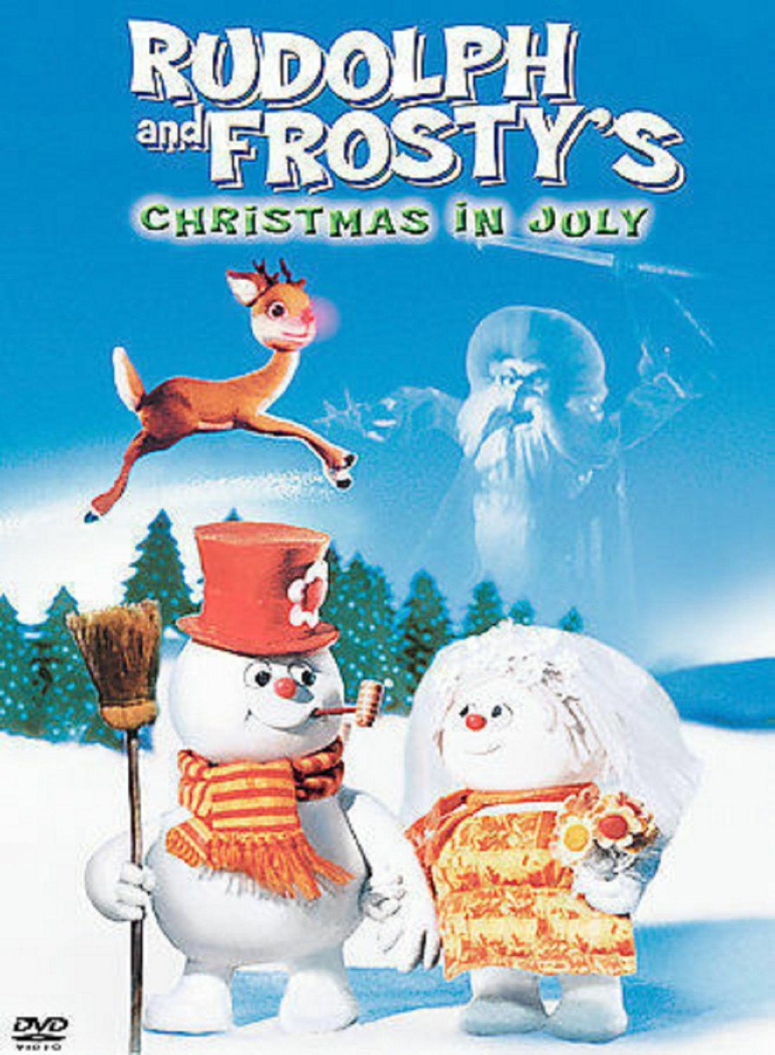 Rudolph and Frostys Christmas in July (DVD, 2004) disc is LIKE NEW in SNAP