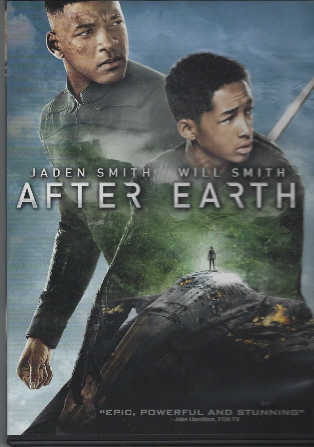 After Earth (DVD, 2013) Jaden Smith, Will Smith - LIKE NEW disc