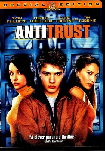 Antitrust (DVD, 2001) Ryan Phillippe, Tim Robbins LIKE NEW with INSERT
