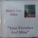 Malvie Lee Giles Your Favorites And Mine (CD) Southern Gospel LIKE NEW signed copy