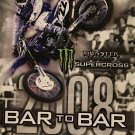 BAR TO BAR SUPERCROSS Kevin Windham, Chad Reed - Monster Energy 2008 2 DVD Disc SET - LIKE NEW
