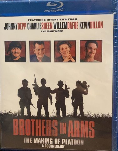 Brothers in Arms [Blu-ray] Johnny Depp, Charlie Sheen - BRAND NEW