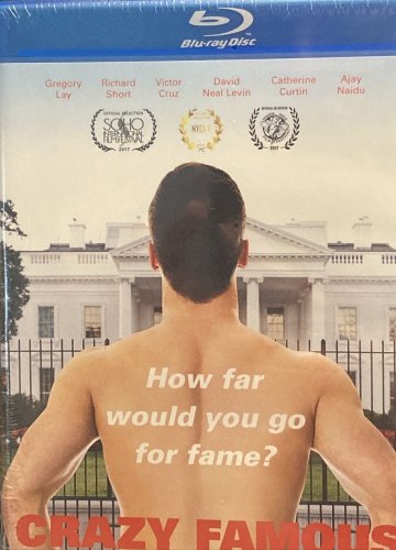Crazy Famous, how far would you go for fame? (blu ray) Victor Cruz, Catherine Curtin - BRAND NEW