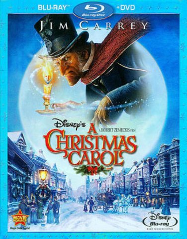 Disney's A Christmas Carol (Two-Disc Blu-ray/DVD Combo) Jim Carrey BRAND NEW