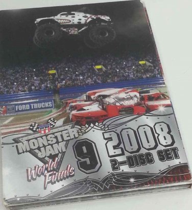 Monster Jam World Finals 9 2008 2 DVD Disc set - Grave Digger, El Tor Loco, Superman, Batman
