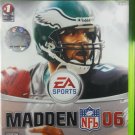 Madden NFL 06 (Microsoft Xbox 360, 2005) disc LIKE NEW - with BOOKLET