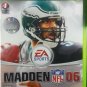 Madden NFL 06 (Microsoft Xbox 360, 2005) disc LIKE NEW - with BOOKLET