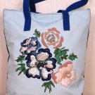artist handmade lady bag with Chinese traditional beading (pearl embroidery)