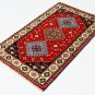 2 X 4 Hand Knotted Geometric Designed Red Color New Area Rug for living rooms