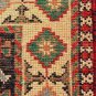 2 X 4 Hand Knotted Geometric Designed Red Color New Area Rug for living rooms