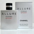 Chanel Allure Homme Sport 3.4oz Men's Eau de Toilette 100ml NEW