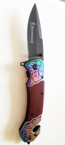 Kitchen decorative knife with ornaments - new