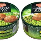 Meatballs with peas Bio canned 2x300g natural Compass