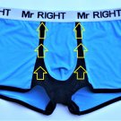 Mens health underwear Mr Right blue