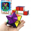 Kolo Kolo Transforming Geometric Magic Puzzle Speed Cube / Pyramid / Skewb Fidget Toy