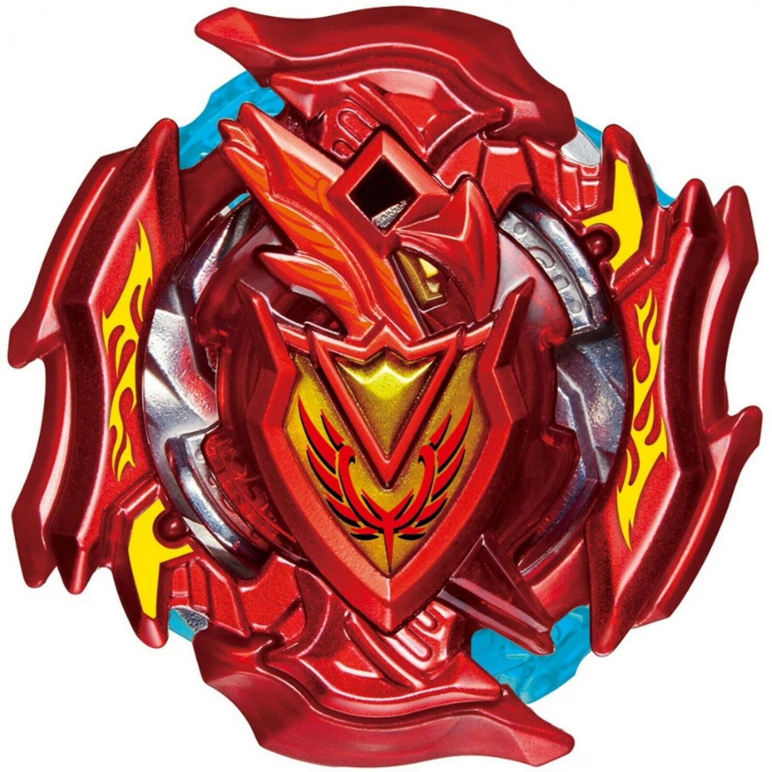 purple and yellow beyblade