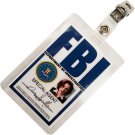 Kolo Kolo X FILES Dana Scully FBI ID Badge Name Tag Card Laminate for Costume Cosplay XF-1