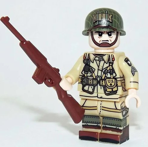 KoloToys Minifigure 101st Airborne Paratrooper D Day WW2 Toys