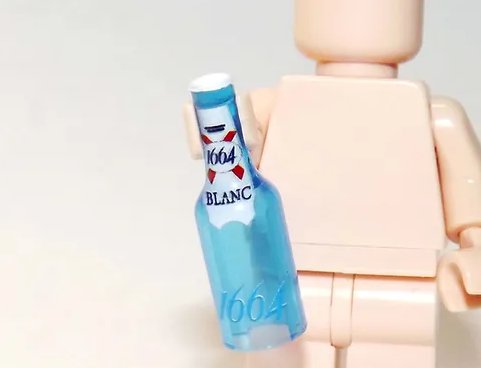 KoloToys Minifigure 1664 Blanc beer Alcohol bottleMinifigure Toys