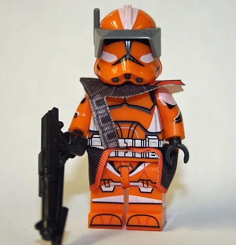 KoloToys Minifigure 212th Captain Invert Clone Trooper Star Wars Minifigure Toys